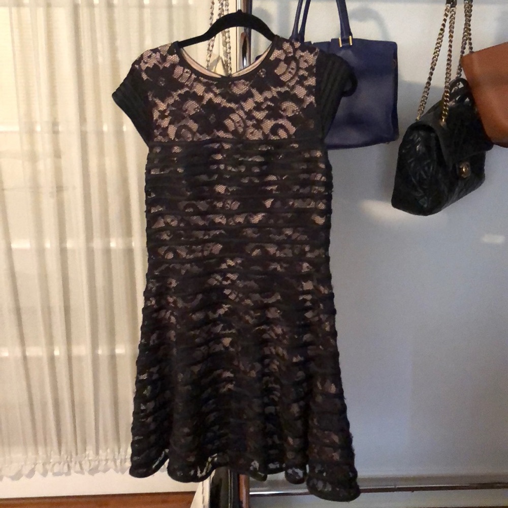 Black lace dress size 14